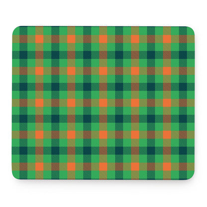 Saint Patrick's Day Buffalo Plaid Print Mouse Pad