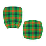 Saint Patrick's Day Buffalo Plaid Print Office Chair Cover