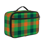 Saint Patrick's Day Buffalo Plaid Print Portable Lunch Bag