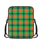 Saint Patrick's Day Buffalo Plaid Print Rectangular Crossbody Bag