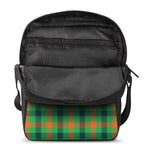 Saint Patrick's Day Buffalo Plaid Print Rectangular Crossbody Bag