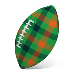 Saint Patrick's Day Buffalo Plaid Print Rugby Ball