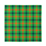 Saint Patrick's Day Buffalo Plaid Print Silk Bandana