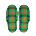Saint Patrick's Day Buffalo Plaid Print Slippers
