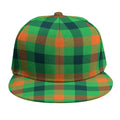 Saint Patrick's Day Buffalo Plaid Print Snapback Cap