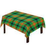 Saint Patrick's Day Buffalo Plaid Print Tablecloth