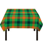 Saint Patrick's Day Buffalo Plaid Print Tablecloth