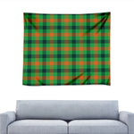 Saint Patrick's Day Buffalo Plaid Print Tapestry