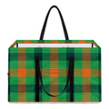 Saint Patrick's Day Buffalo Plaid Print Utility Tote Bag