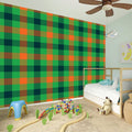 Saint Patrick's Day Buffalo Plaid Print Wall Sticker