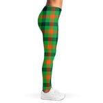 Saint Patrick's Day Buffalo Plaid Print Women's Leggings