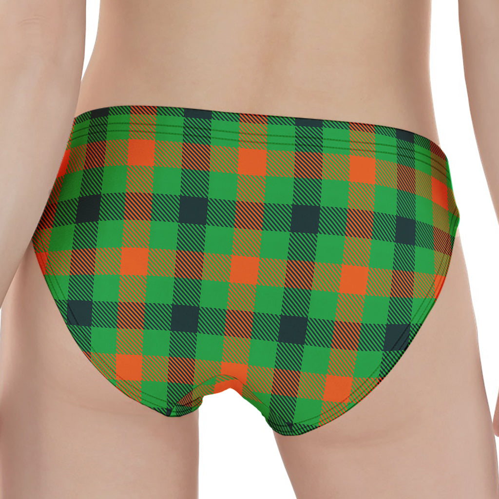 Saint Patrick's Day Buffalo Plaid Print Women's Panties