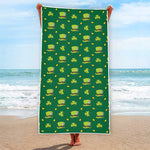 Saint Patrick's Day Celebration Print Beach Towel