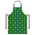 Saint Patrick's Day Celebration Print Bib Apron With Pocket
