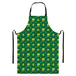 Saint Patrick's Day Celebration Print Bib Apron With Pocket