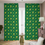 Saint Patrick's Day Celebration Print Blackout Pencil Pleat Curtains