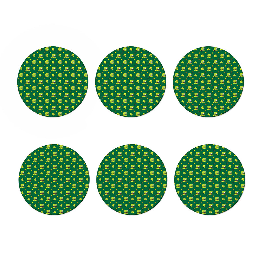 Saint Patrick's Day Celebration Print Coaster Set