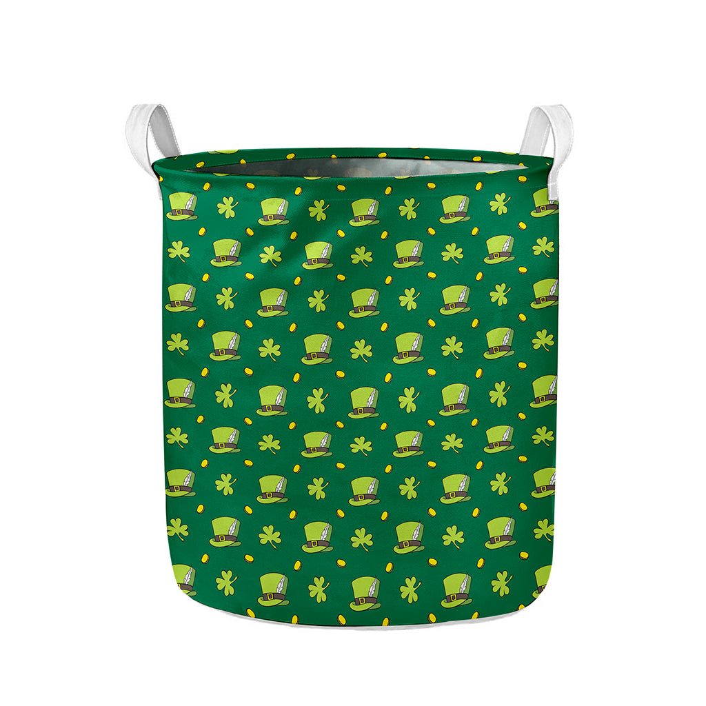 Saint Patrick's Day Celebration Print Collapsible Laundry Basket