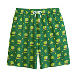 Saint Patrick's Day Celebration Print Cotton Shorts