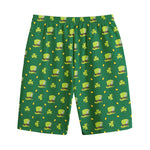Saint Patrick's Day Celebration Print Cotton Shorts