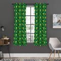 Saint Patrick's Day Celebration Print Grommet Curtain Panels