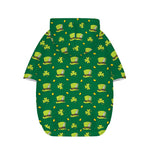 Saint Patrick's Day Celebration Print Dog Zip Up Hoodie