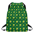 Saint Patrick's Day Celebration Print Drawstring Backpack