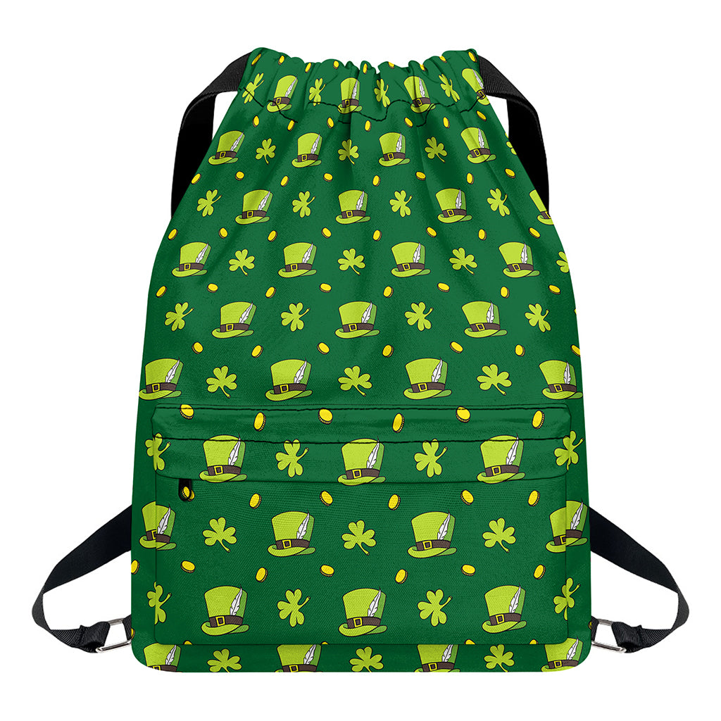 Saint Patrick's Day Celebration Print Drawstring Backpack