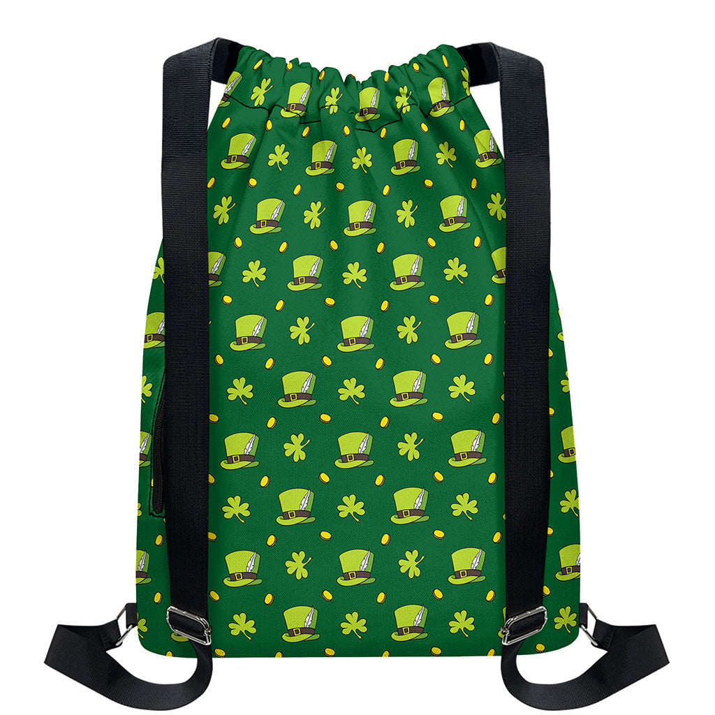 Saint Patrick's Day Celebration Print Drawstring Backpack