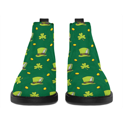 Saint Patrick's Day Celebration Print Flat Ankle Boots