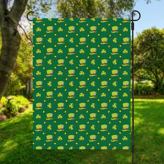 Saint Patrick's Day Celebration Print Garden Flag