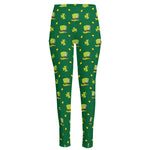Saint Patrick's Day Celebration Print High-Waisted Pocket Leggings