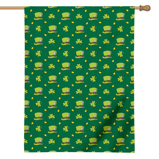 Saint Patrick's Day Celebration Print House Flag