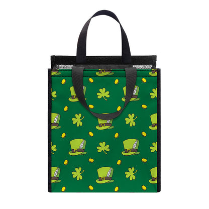 Saint Patrick's Day Celebration Print Insulated Lunch Tote