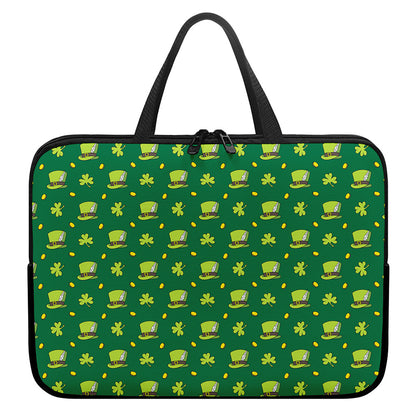 Saint Patrick's Day Celebration Print Laptop Sleeve With Handle