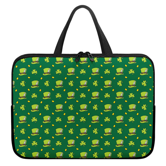 Saint Patrick's Day Celebration Print Laptop Sleeve With Handle