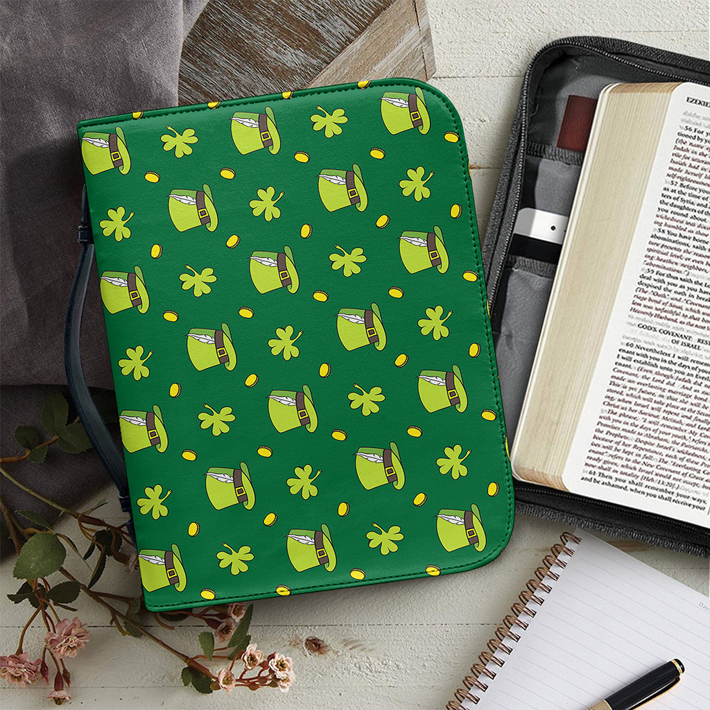 Saint Patrick's Day Celebration Print Leather Bible Cover