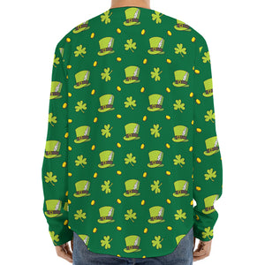 Saint Patrick's Day Celebration Print Long Sleeve Baseball Jersey