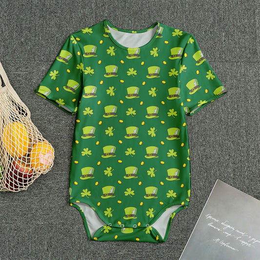 Saint Patrick's Day Celebration Print Men's Bodysuit