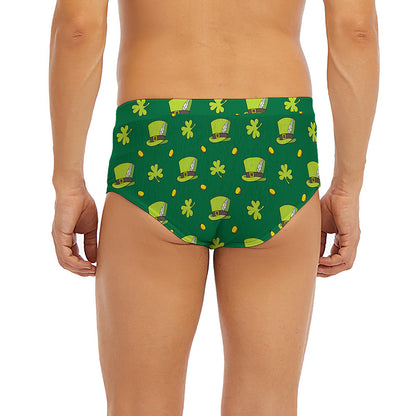 Saint Patrick's Day Celebration Print Men's Briefs