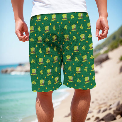 Saint Patrick's Day Celebration Print Men's Cargo Shorts