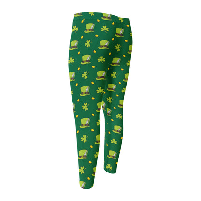 Saint Patrick's Day Celebration Print Men's Compression Pants