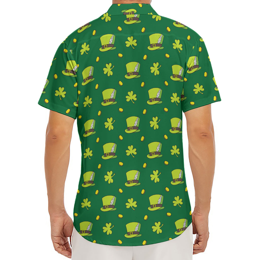 Saint Patrick's Day Celebration Print Men's Deep V-Neck Shirt