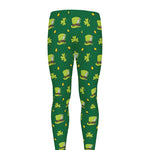 Saint Patrick's Day Celebration Print Men's leggings