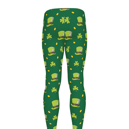 Saint Patrick's Day Celebration Print Men's leggings
