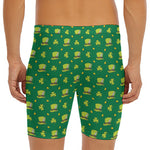 Saint Patrick's Day Celebration Print Men's Long Boxer Briefs