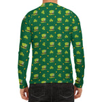 Saint Patrick's Day Celebration Print Men's Long Sleeve Rash Guard