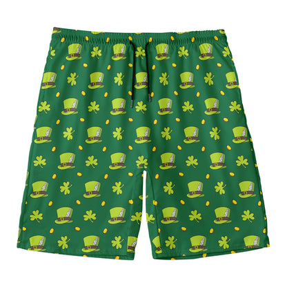 Saint Patrick's Day Celebration Print Men's Swim Trunks
