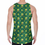 Saint Patrick's Day Celebration Print Men's Velvet Tank Top
