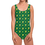 Saint Patrick's Day Celebration Print One Piece Swimsuit